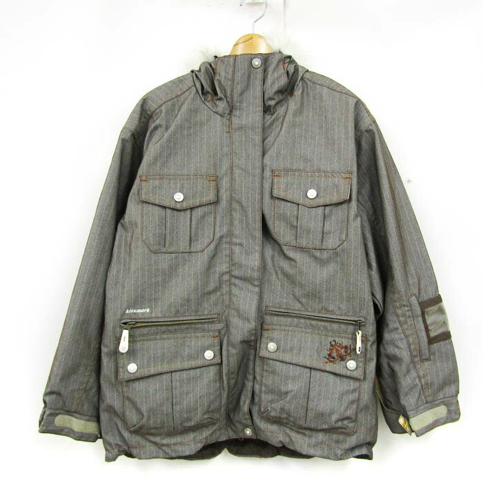 【全品39％OFFクーポン配布中】キスマーク ナイロンジャケット ウィンタースポーツ スポーツウエア ア..