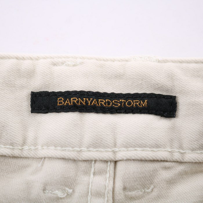 バンヤードストーム ロングパンツ ストレッチ ボトムス レディース 1サイズ アイボリー BARNYARDSTORM 【中古】