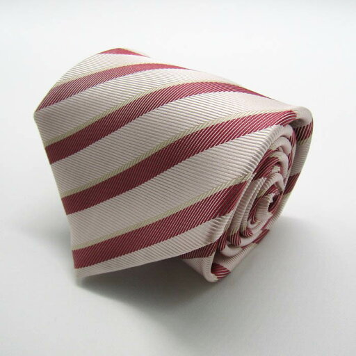 シンプルフレーズクラバット ブランド ネクタイ ストライプ柄 シルク PO メンズ ホワイト SIMPLE PHRASE CRAVAT 【中古】 シンプルフレーズクラバット ブランド ネクタイ ストライプ柄 シルク PO メンズ ホワイト SIMPLE PHRASE CRAVAT 【中古】