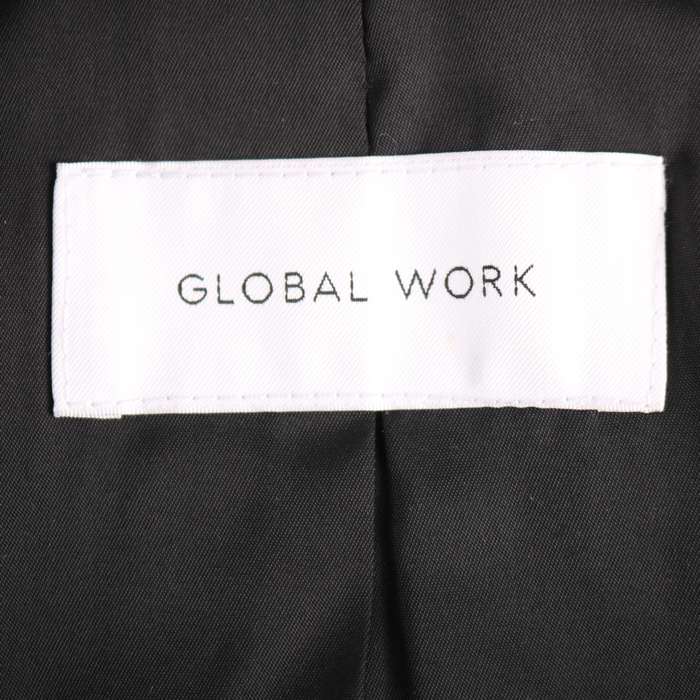 グローバルワーク フーディージャケット ジップアップ コート アウター レディース Mサイズ ブラック GLOBAL WORK 【中古】 thumbs-up-12995077 Thumbs-up サンプル画像3