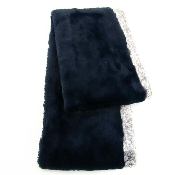 ショコラフィネローブ マフラー ストール ブランド 小物 レディース ネイビー chocol raffine robe 【中古】