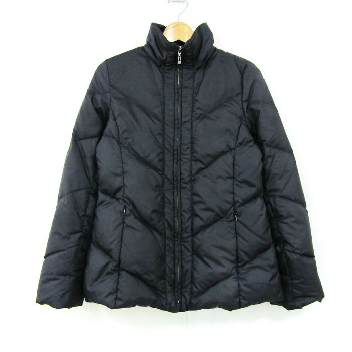 アイシービー ダウンジャケット ジャンパー スタンドカラー アウター フードなし レディース 11サイズ ブラック iCB 【中古】