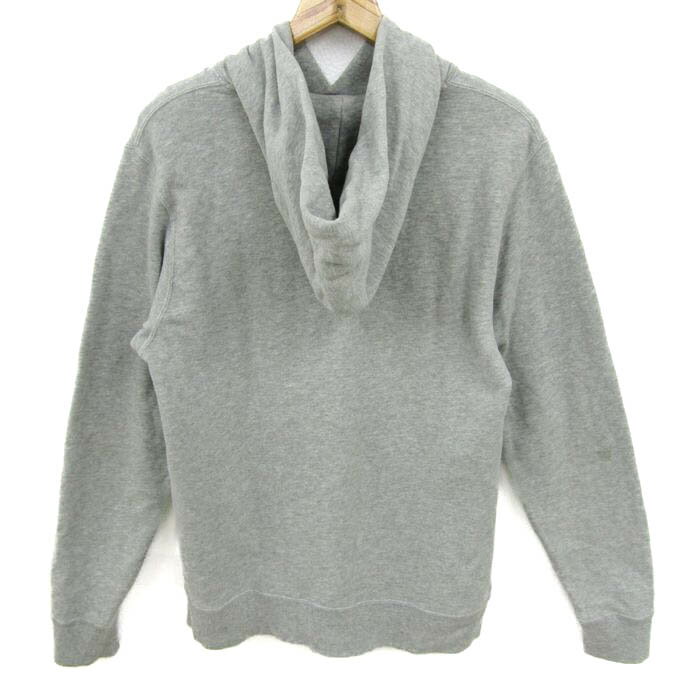 チャンピオン パーカー トップス プルオーバー スウェット ロゴ メンズ Mサイズ グレー Champion 【中古】