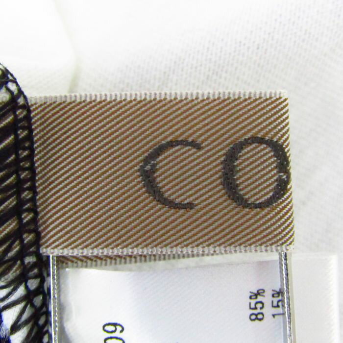 オプティ・ケセラ 七分袖カットソー プルオーバー トップス レディース 2サイズ 白×黒 Coca 【中古】