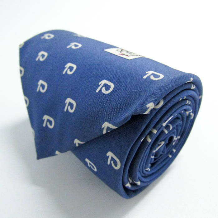 ポパイ ブランド ネクタイ 小紋柄 アニメ キャラクター柄 PO メンズ ネイビー POPEYE 【中古】