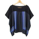 ヴァンドゥオクトーブル 半袖Tシャツ カットソー ブランド トップス レディース 38サイズ ネイビー×青系 22OCTOBRE 【中古】(4)