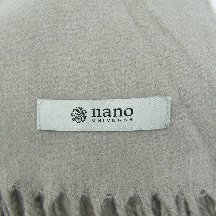 ナノユニバース マフラー ストール 無地 ブランド レディース グレー nano universe 【中古】 thumbs-up-13014018 Thumbs-up サンプル画像2