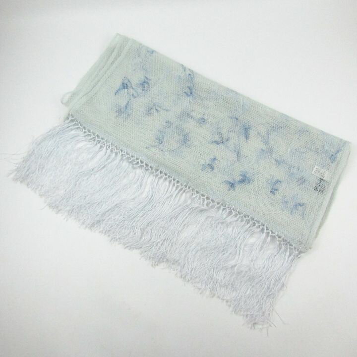 【全品39％OFFクーポン配布中】マンナナ マフラー ストール レーヨン混 ブランド レディース ブルー ma..