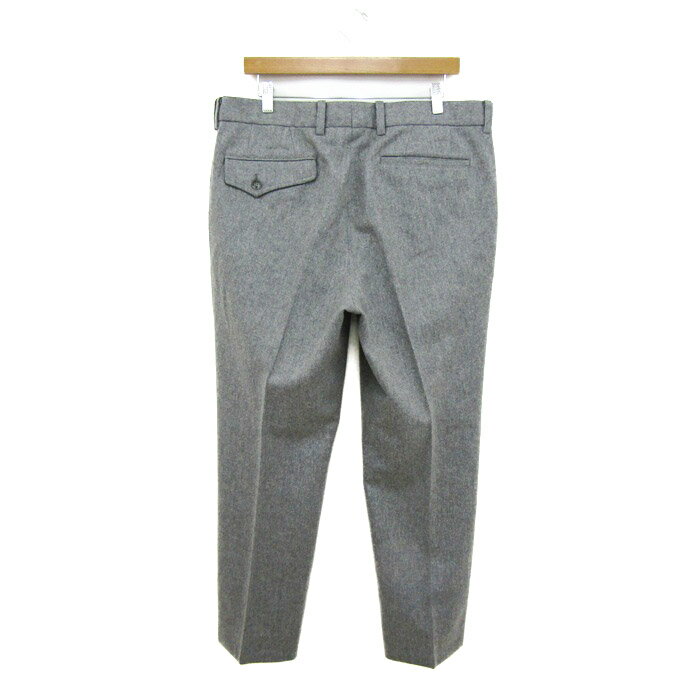 ランバン パンツ ボトムス センタープレス 日本製 大きいサイズ メンズ 92サイズ グレー LANVIN 【中古】
