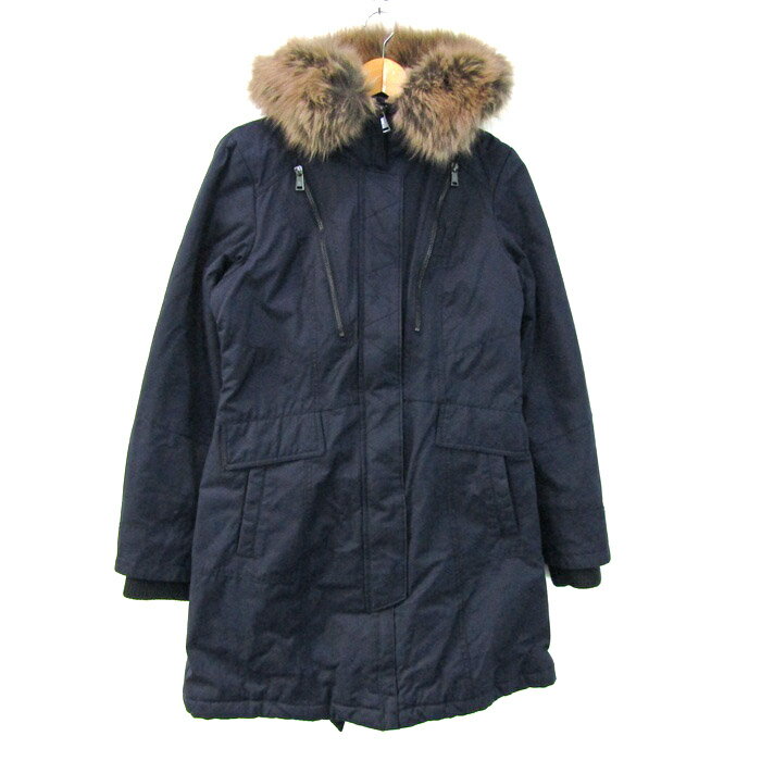 ワンマディソンエクスペディション モッズコート フライトコート アウター レディース Mサイズ ネイビー 1 MADISON EXPEDITION 【中古】