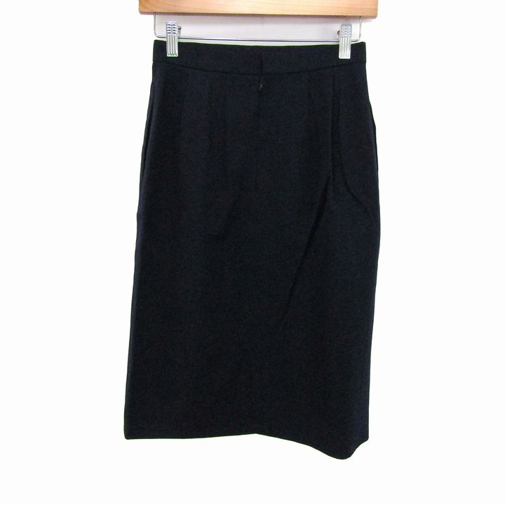 クレージュ タイトスカート フォーマル ウール ボトムス レディース 63-90サイズ ネイビー courreges 【中古】