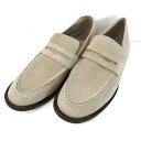 ザラ ローファー スリッポン スウェード 紳士靴 シューズ メンズ 40サイズ ベージュ系 ZARA 【中古】