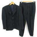 ヘンリージョーンズ スーツ セットアップ 上下セット ジャケット パンツ フォーマル メンズ 44-S 73サイズ ブラック系 HENRY JONES 【中古】