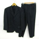 ポテンザ スーツ セットアップ 上下セット ジャケット パンツ ストライプ柄 メンズ 92YA5サイズ ネイビー Portanza EXCELLENT ZONE...