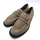 ザラ ローファー スエード シューズ 靴 レディース 38サイズ ベージュ系 ZARA 【中古】