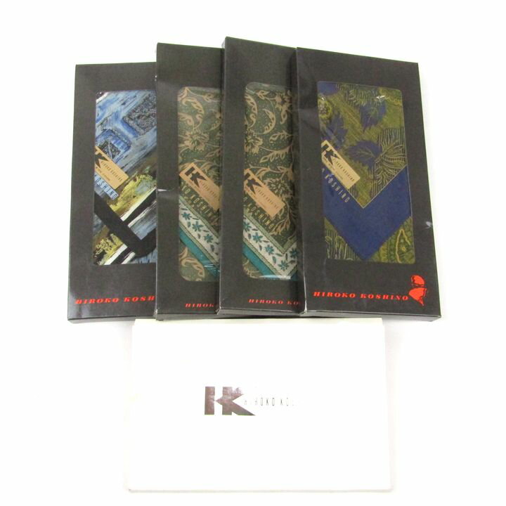 ヒロココシノ ハンカチ ランチョンマット 未使用 5点セット まとめて 大量 ブランド レディース HIROKO KOSHINO 【中古】