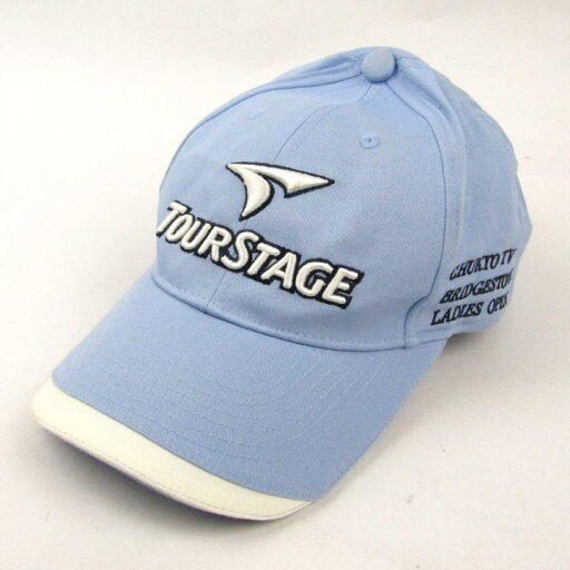 ブリジストン ツアーステージ キャップ ゴルフ スポーツウエア 帽子 ブランド レディース ブルー BRIDGESTONE 【中古】 ブリジストン ツアーステージ キャップ ゴルフ スポーツウエア 帽子 ブランド レディース ブルー BRIDGESTONE 【中古】