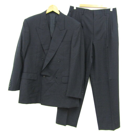 エルメネジルドゼニア スーツ セットアップ 上下セット 記名有 メンズ 96A6サイズ ブラック系 CLOTH Ermenegildo Zegna 【中古】 エルメネジルドゼニア スーツ セットアップ 上下セット 記名有 メンズ 96A6サイズ ブラック系 CLOTH Ermenegildo Zegna 【中古】