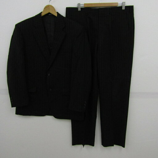そごう スーツ セットアップ 上下セット ジャケット パンツ 記名有 黒 メンズ 98-AB/86-Aサイズ ブラック系 SOGO 【中古】 そごう スーツ セットアップ 上下セット ジャケット パンツ 記名有 黒 メンズ 98-AB/86-Aサイズ ブラック系 SOGO 【中古】