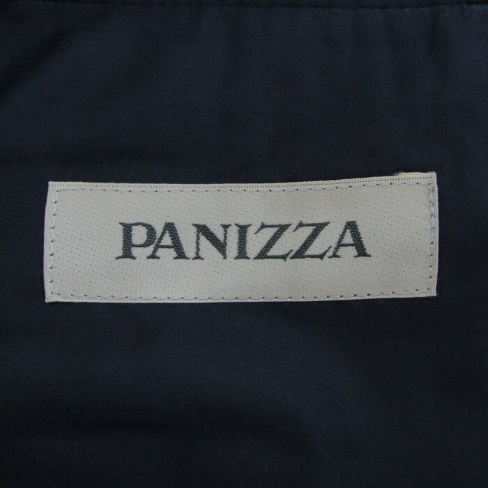 パニッツァ スーツ セットアップ 上下セット ウール混 日本製 メンズ 92A5サイズ ネイビー PANIZZA 【中古】