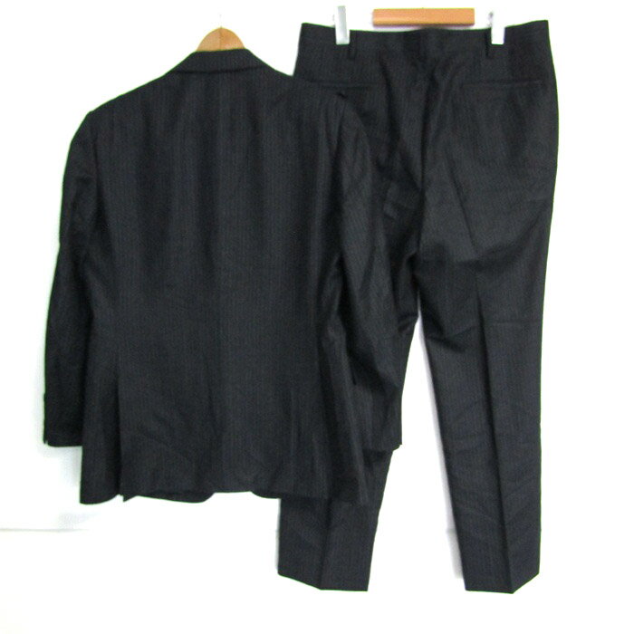 ヘンリープール スーツ セットアップ 上下セット サヴィルロウ 130'sウール メンズ 94AB4サイズ 濃紺 henry poole 【中古】