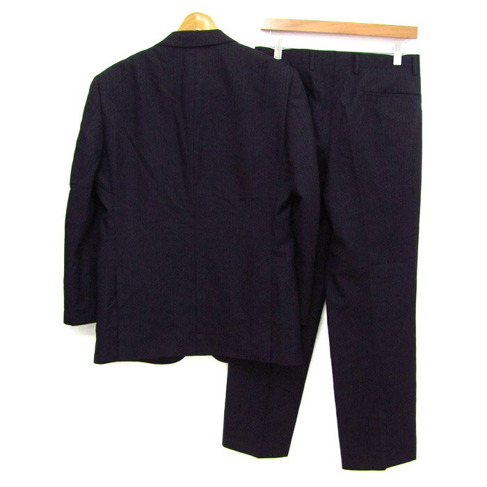 アルフィット スーツ セットアップ 上下セット 日本製 メンズ 88A3サイズ ブラック ALFIT 【中古】