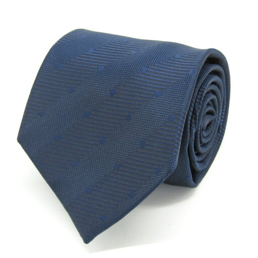 シンプルフレーズクラバット ブランド ネクタイ ストライプ柄 ドット柄 PO メンズ ネイビー SIMPLE PHRASE CRAVAT 【中古】 シンプルフレーズクラバット ブランド ネクタイ ストライプ柄 ドット柄 PO メンズ ネイビー SIMPLE PHRASE CRAVAT 【中古】