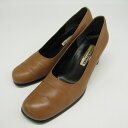 ソニアリキエル パンプス スクエアトゥ シューズ 靴 日本製 レディース 35.5サイズ ブラウン系 Sonia Rykiel 【中古】(4)
