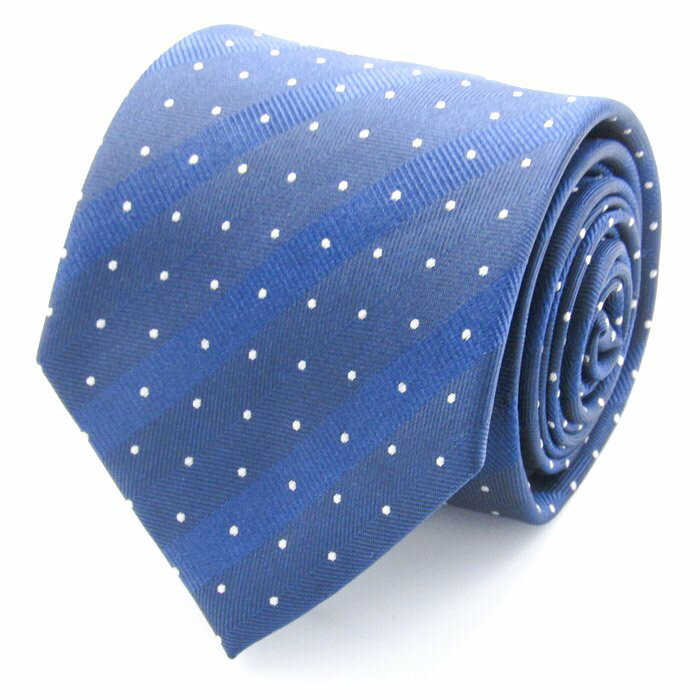 ブリックハウス ブランド ネクタイ ストライプ柄 ドット シルク PO メンズ ネイビー BRICK HOUSE 【中古】