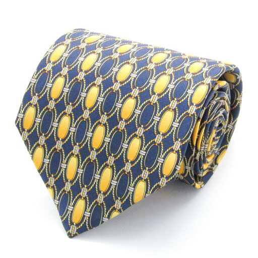 タイラック ブランド ネクタイ ビューフォート 総柄 ドット 格子柄 シルク イタリア製 PO メンズ ネイビー Tie Rack 【中古】 タイラック ブランド ネクタイ ビューフォート 総柄 ドット 格子柄 シルク イタリア製 PO メンズ ネイビー Tie Rack 【中古】