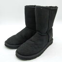 アグ ムートンブーツ ブランド シューズ 靴 黒 レディース 24サイズ ブラック UGG 【中古】(4)