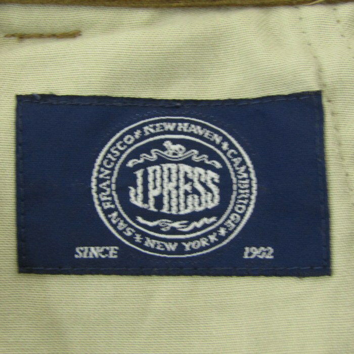 ジェイプレス ロングパンツ ストレッチ ブランド ボトムス メンズ 76サイズ ブラウン系 J.PRESS 【中古】