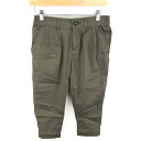 アンタイトル クロップドパンツ ボトムス ストレッチ レディース 1サイズ ブラウン UNTITLED 【中古】(4)