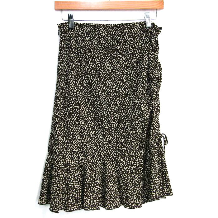 フラジール フレアスカート ブランド ボトムス 日本製 黒 白 レディース 38サイズ ブラック×ホワイト FRAGILE 【中古】