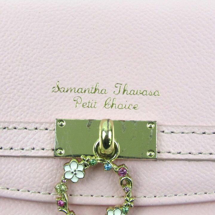 サマンサタバサ プチチョイス 長財布 フラワーリングモチーフ ウォレット ブランド レディース Samantha Thavasa 【中古】