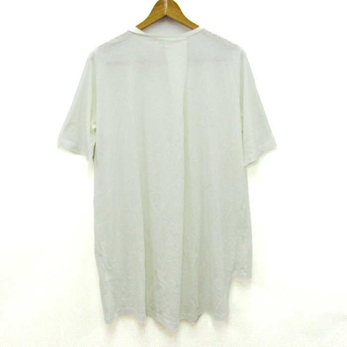 ショコラフィネローブ アシンメトリーチュニック 半袖 シャツ トップス レディース Fサイズ ホワイト系 chocol raffine robe 【中古】