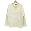 ラグアンドボーン セーター トップス 長袖 クルーネック ニット メンズ Sサイズ クリーム rag & bone 【中古】