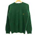 トミーヒルフィガー セーター トップス 長袖 クルーネックニット メンズ Lサイズ グリーン TOMMY HILFIGER 【中古】(4)