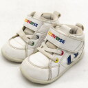 コンバース スニーカー ローカット ファーストスター シューズ 靴 白 ベビー 男の子用 13.5サイズ ホワイト CONVERSE 【中古】