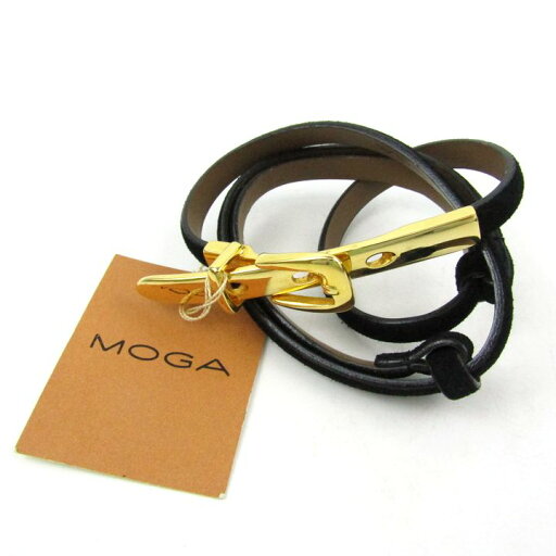 モガ ベルト レザー 牛革 スリム ビギ ブランド レディース ブラック MOGA 【中古】 モガ ベルト レザー 牛革 スリム ビギ ブランド レディース ブラック MOGA 【中古】