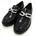 ザラ ローファー スリッポン シューズ 靴 黒 メンズ 41サイズ ブラック ZARA 【中古】