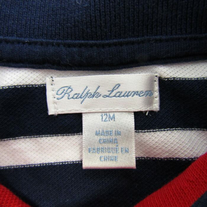 ��1000�ߥݥå�������̵����RALPH LAUREN ���ե������ �ݥ������ �ȥåץ� Ⱦµ �ӥå��ݥˡ����� �ܡ������� �٥ӡ� �ˤλ��� 12M������ �֡ߺ� ����š�