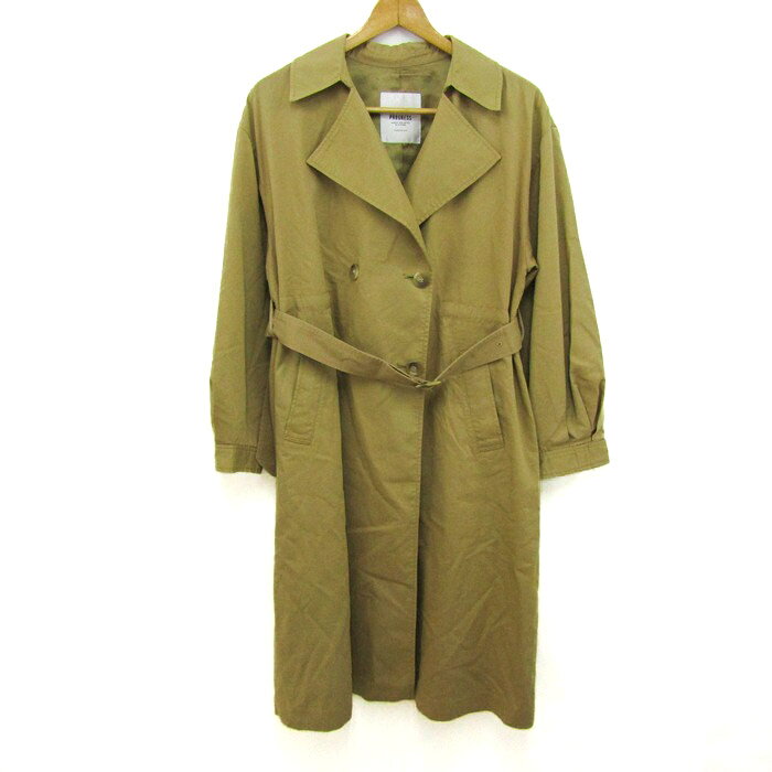 ページボーイ トレンチコート アウター STANDARD PROGRESS レディース Mサイズ ベージュ PAGEBOY 