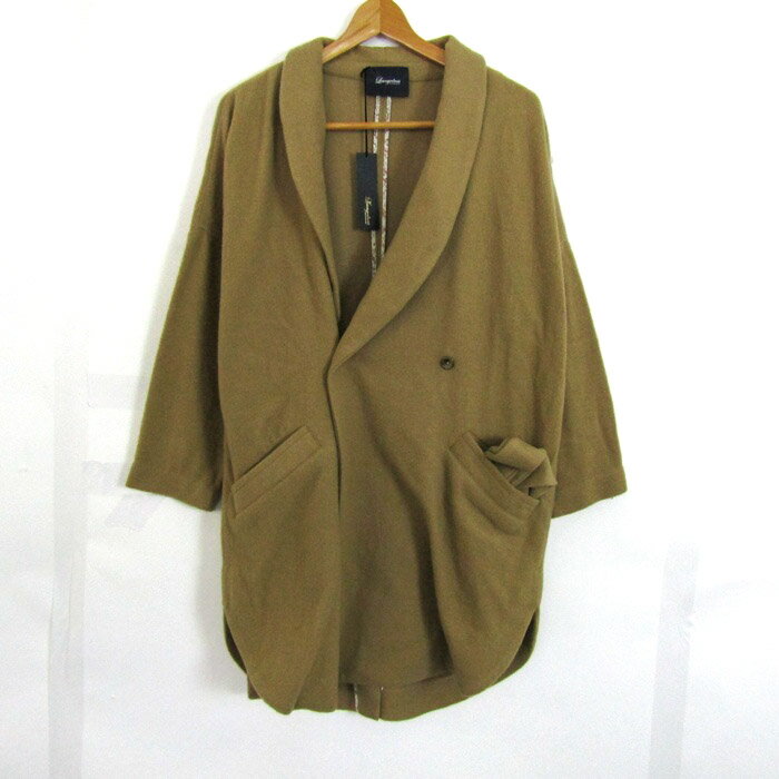 ラウンジドレス ガリャルダガランテ ウールコート アウター レディース FREEサイズ ベージュ系 loungedress 【中古】