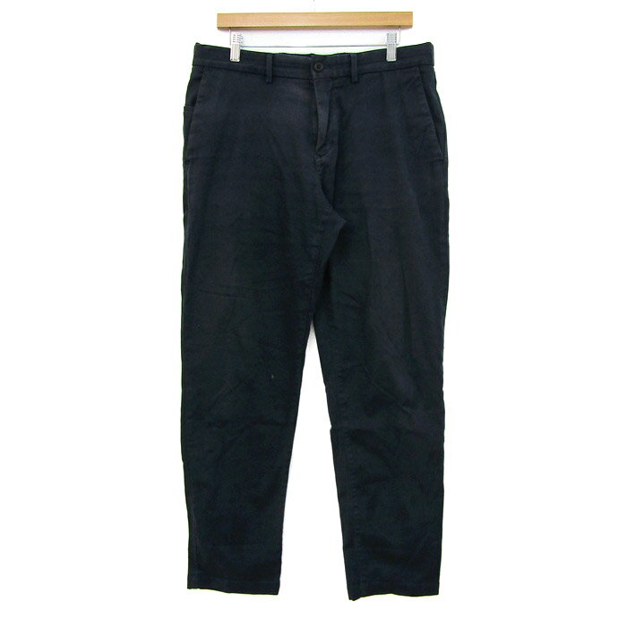 トミーヒルフィガー パンツ ボトムス ストレッチ ティーエフレックス 大きいサイズ メンズ 36/32サイズ ネイビー TOMMY HILFIGER 【中古】