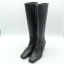 ティーイナバ ブーツ ブランド シューズ 靴 日本製 黒 レディース 22.5サイズ ブラック t.inaba 【中古】(4)