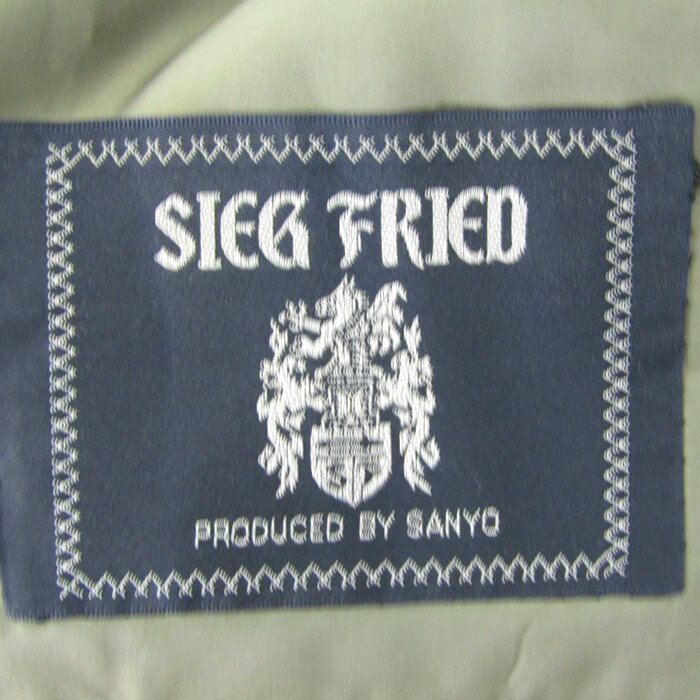 ジークフリート テーラードジャケット アウター チェック柄 ウール メンズ 94-82-175A6サイズ グレー SIEG FRIED 【中古】