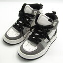 ザラ スニーカー ハイカット シューズ 靴 女の子 キッズ 男の子用 29サイズ ホワイト/ブラック/グレー ZARA 【中古】(4)