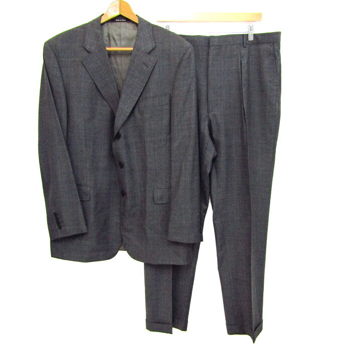 ダンヒル スーツ セットアップ 上下セット ジャケット パンツ メンズ 56サイズ グレー系 Dunhill 【中古】