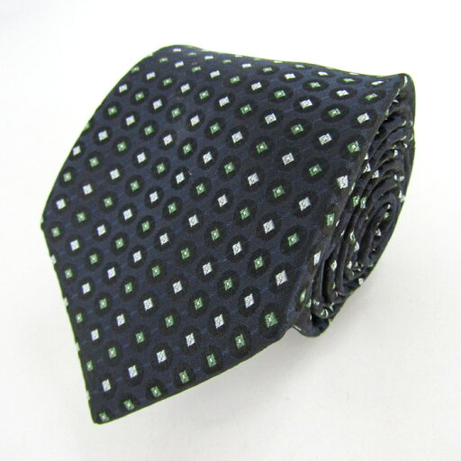シンプルフレーズクラバット ブランド ネクタイ シルク 小紋柄 ドット柄 PO メンズ ネイビー SIMPLE PHRASE CRAVAT 【中古】 シンプルフレーズクラバット ブランド ネクタイ シルク 小紋柄 ドット柄 PO メンズ ネイビー SIMPLE PHRASE CRAVAT 【中古】